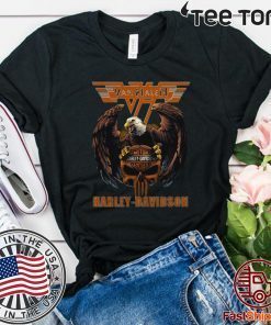 Eagle Van Halen Harley Davidson Official T-Shirt