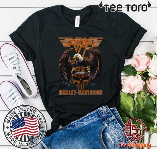 Eagle Van Halen Harley Davidson Official T-Shirt