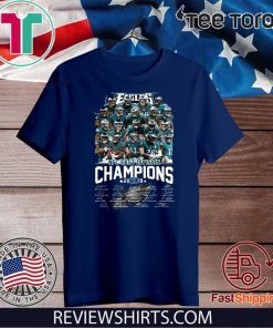 Eagles NFC East Division Champions 2019 Signature For T-Shirt