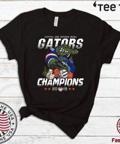 Florida Gators Vs Virginia Cavaliers Capital One Orange Bowl Gators Champions Offcial T-Shirt