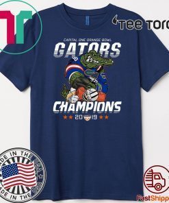 Florida Gators Vs Virginia Cavaliers Capital One Orange Bowl Gators Champions Offcial T-Shirt