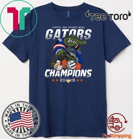 Florida Gators Vs Virginia Cavaliers Capital One Orange Bowl Gators Champions Offcial T-Shirt