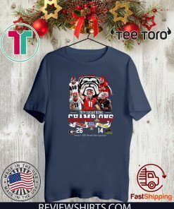 Georgia Bulldogs 2019 Sugar Bowl Champions vs Baylor Bears Tee Shirt