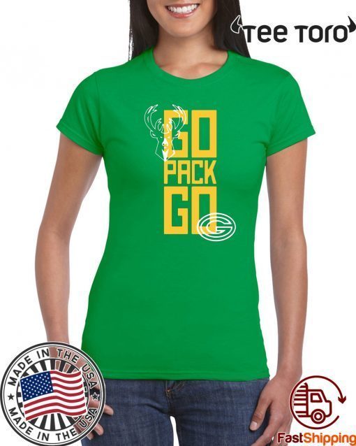 Go Pack Go Packers Bucks Official T-Shirt