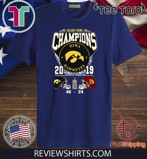 Holiday Bowl Champions 2019 Iowa Hawkeyes T Shirt