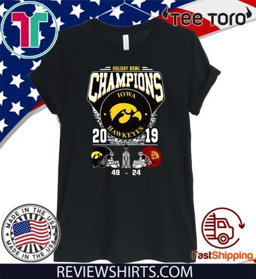 Holiday Bowl Champions 2019 Iowa Hawkeyes T Shirt