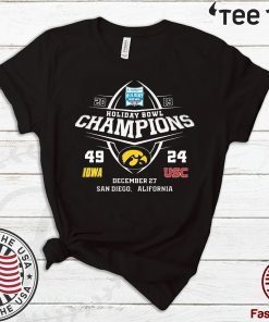 Holiday Bowl Champions Iowa USC 2020 T-Shirt