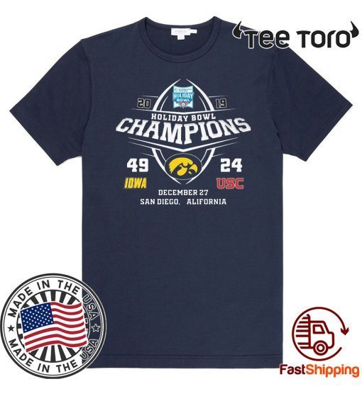 Holiday Bowl Champions Iowa USC 2020 T-Shirt