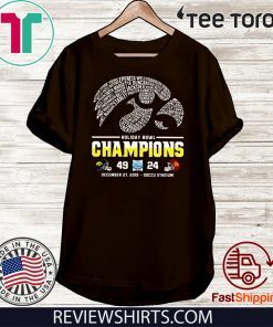 Iowa Athletics Holiday Bowl Champions Offcial T-Shirt