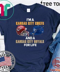 I’m a Kansas City Chiefs and a’s Kansas City Royals for life Unisex T-Shirt