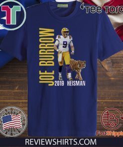 Joe-9 Quarterback Burrow Louisiana Football Playoffs Winner Official T-Shirt