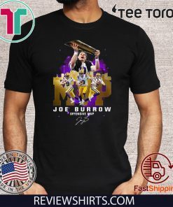 Joe Burrow Offensive MVP Signature 2020 T-Shirt