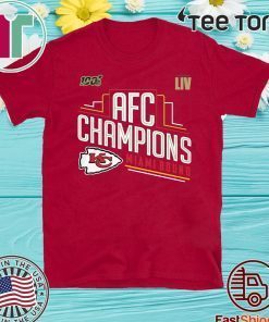 KANSAS CITY CHIEFS 2019 AFC CHAMPIONS TEE SHIRT