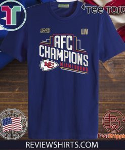 KANSAS CITY CHIEFS 2019 AFC CHAMPIONS LIMITED EDITION T-SHIRT