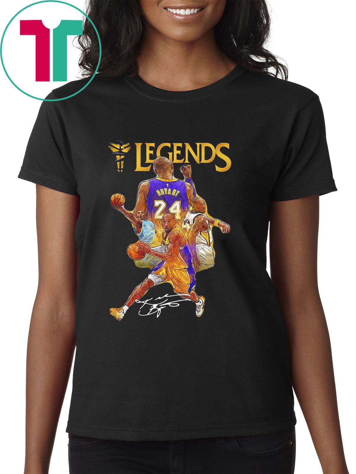 kobe bryant face t shirt