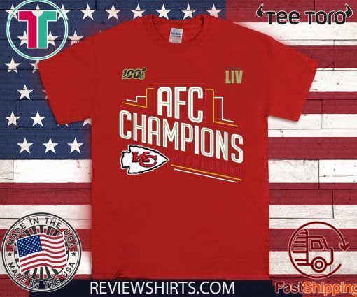 Limited Edition Kansas City Chiefs 2019 AFC Champions T-Shirt