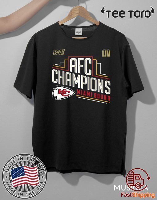 Limited Edition Kansas City Chiefs 2019 AFC Champions T-Shirt