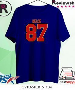 Kelce 87 Kansas City Football Shirt