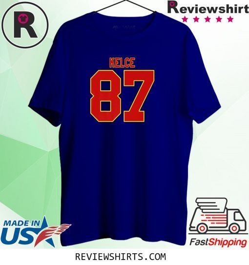 Kelce 87 Kansas City Football Shirt