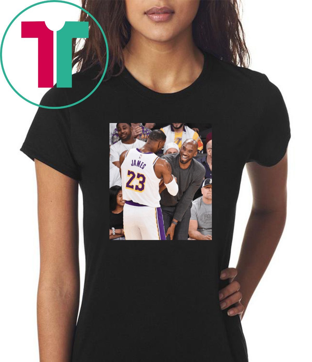 LeBron James and Kobe Bryant Shook Hands T-Shirt - ShirtElephant Office
