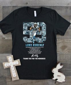 Luke Kuechly Thank You For The Memories Official T-Shirt