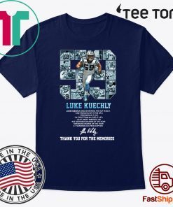 Luke Kuechly Thank You For The Memories Official T-Shirt
