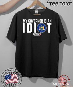 My governor is an idiot The Great Seal of The State of New York t-shirts