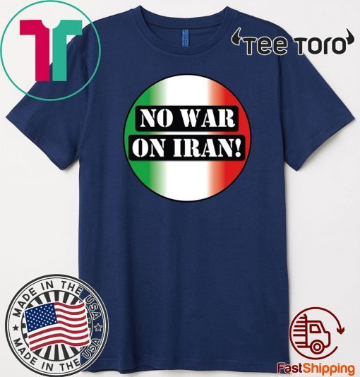 Official No War On Iran T-Shirt