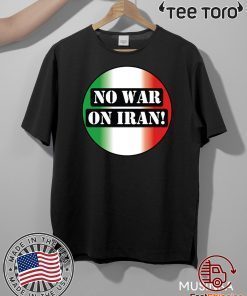 Official No War On Iran T-Shirt