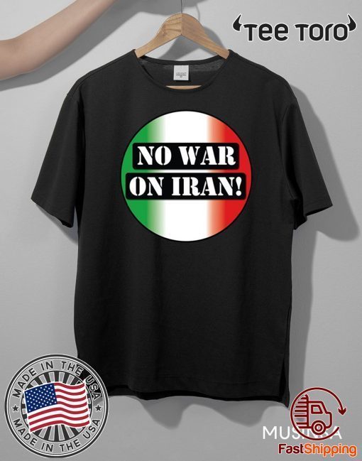 Official No War On Iran T-Shirt