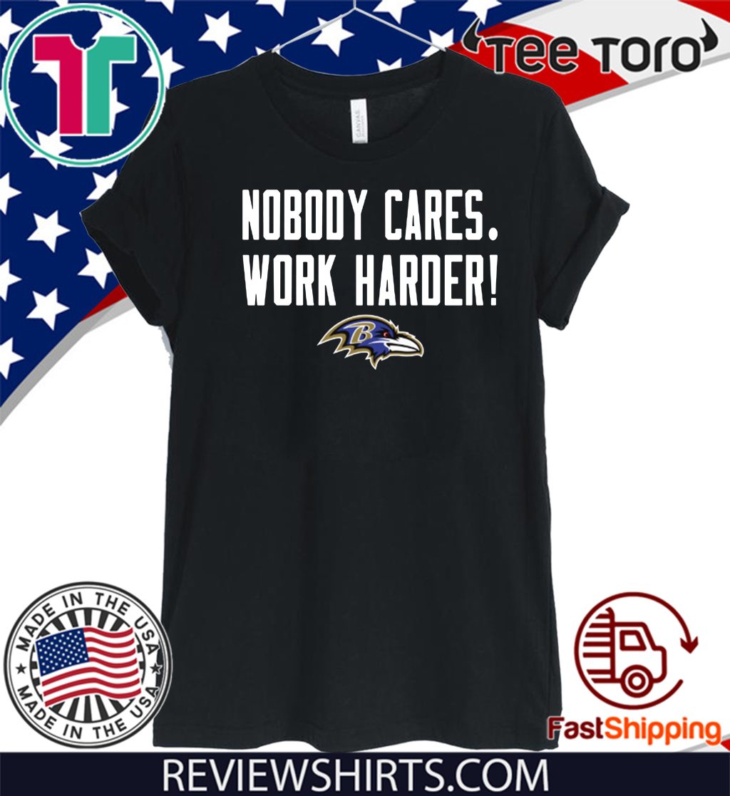 Nobody Cares Work Harder Lamar Jackson - Ravens Sticker for Sale by  elainastevers7