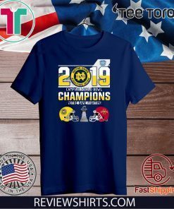 Notre Dame Fighting Irish 2019 Camping World Bowl Champions Offcial T-Shirt