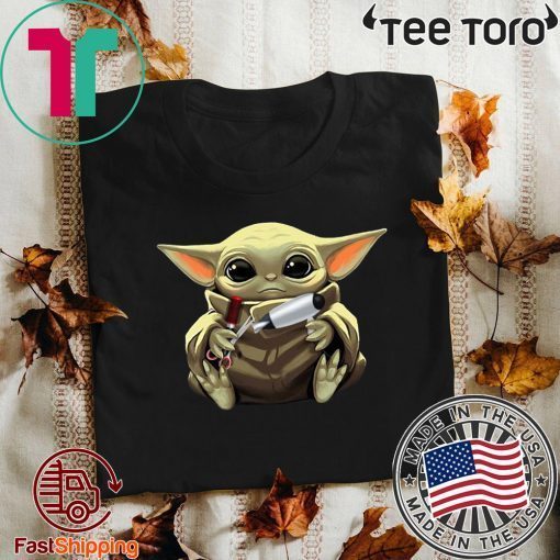 Baby Yoda Hug Hair Stylist Best T Shirt