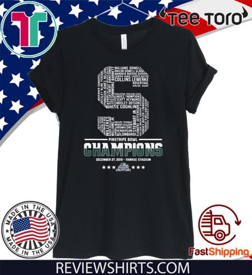 Pinstripe Bowl Champions December 27 2019 Shirt - Yankee Stadium T-Shirt