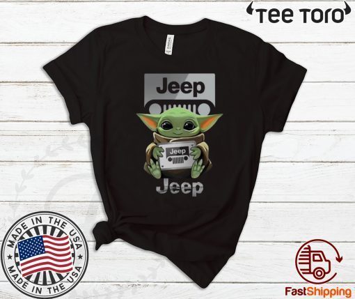 Premium Baby Yoda Hug Jeep 2020 T-Shirt