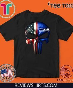 Punisher Skull American flag Seattle Seahawks Original T-Shirt