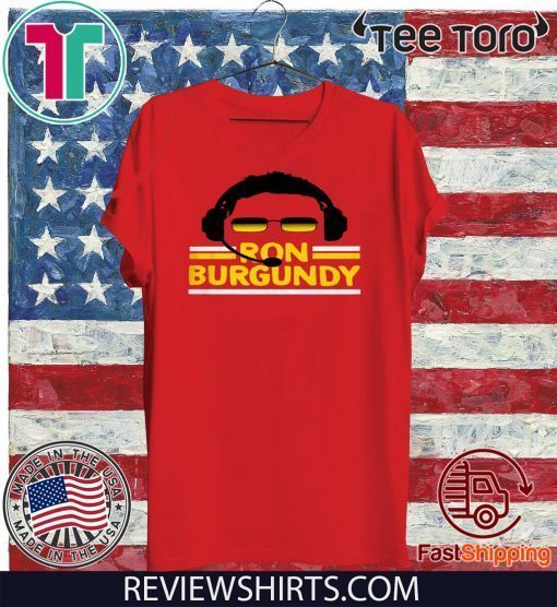 RON BURGUNDY & GOLD OFFCIAL T-SHIRT