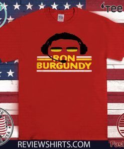 RON BURGUNDY & GOLD OFFCIAL T-SHIRT