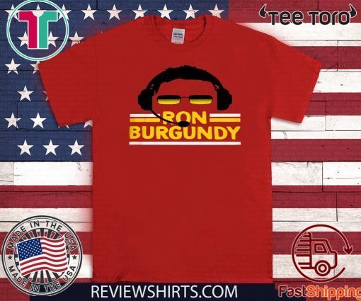 RON BURGUNDY & GOLD OFFCIAL T-SHIRT