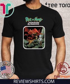 Rick and Morty Dungeons and Dragons Gift T-Shirt