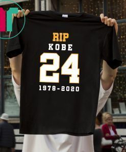 Rip Kobe Bryant 24 Memorial Rest In Peace Tee Shirt