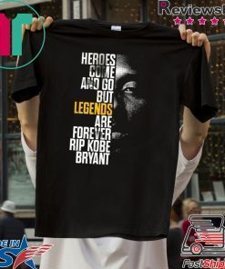 Rip-Kobe_Bryant T-Shirt Black Mamba Logo Shirt Los Angeles 24 Basketball 1978 2020 Shirts