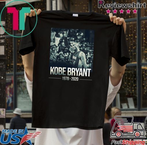 Rip-Kobe_Bryant T-Shirt Black Mamba Logo Los Angeles 24 Basketball 1978 2020 Official T-Shirt