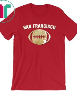 San Francisco Football City Home Map Tee Shirt