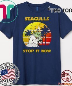 Seagulls stop it now vintage Flag T Shirt