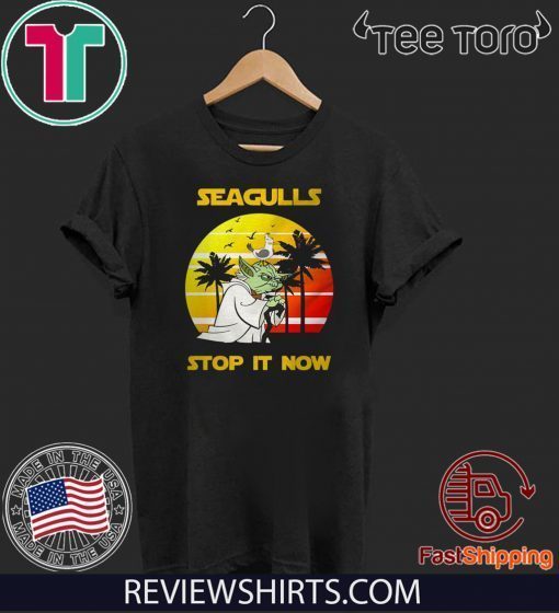 Seagulls stop it now vintage Flag T Shirt