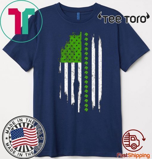 St. Patrick’s Day Irish American Flag Official T-Shirt