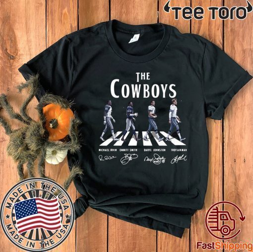 The Cowboys abbey road signature Official T-Shirt