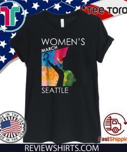 Women's Womens March Shirt SEATTLE Tee Shirt