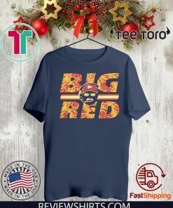 BIG RED SHIRT ANDY REID - KANSAS CITY CHIEFS AFC CHAMPIONS 2020 T-SHIRT